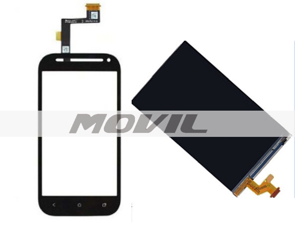 HTC One SV T528T Digitizer Touch Screen Panel Sensor Lens Glass + LCD Display Panel Monitor